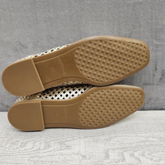 AEROSOLES Nagle Women 6.5 Metallic Woven Loafers Flat NIB - Picture 9 of 16